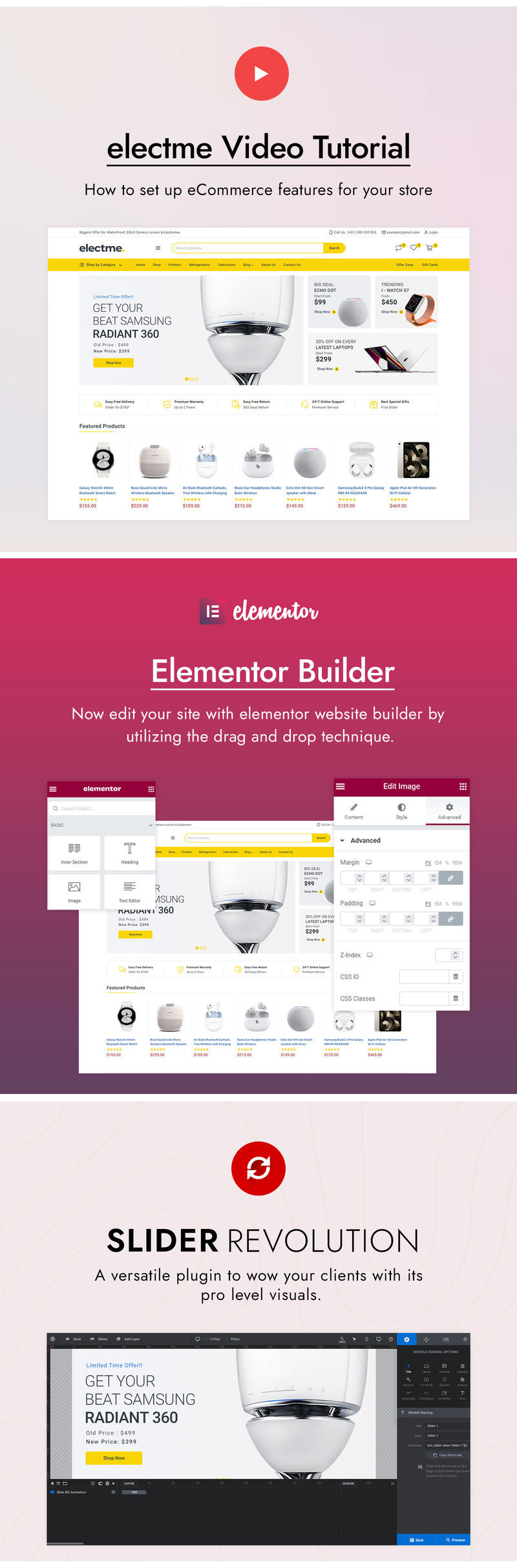 Electme - 电子和多功能 WooCommerce 主题 - Features Image 4