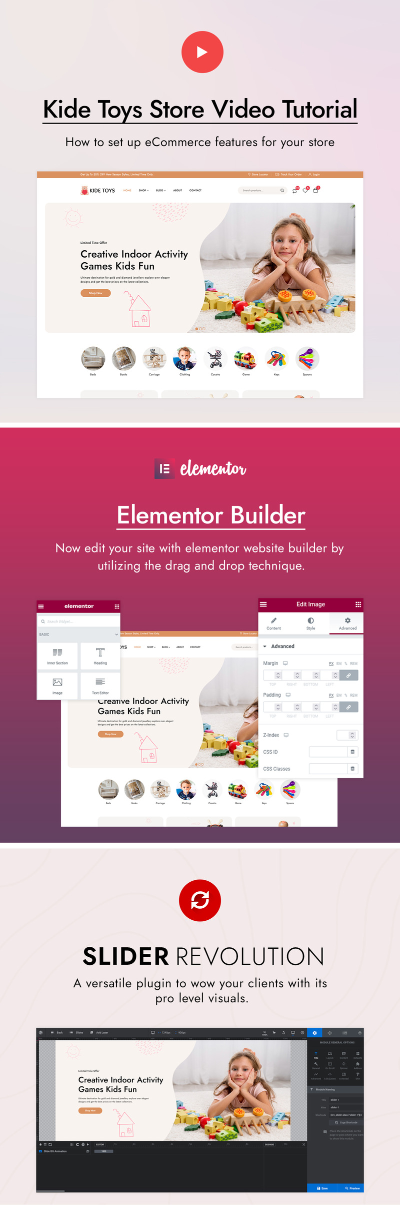 Kide Toys - Kids Toys and Baby Store WooCommerce WordPress Theme - Features Image 3