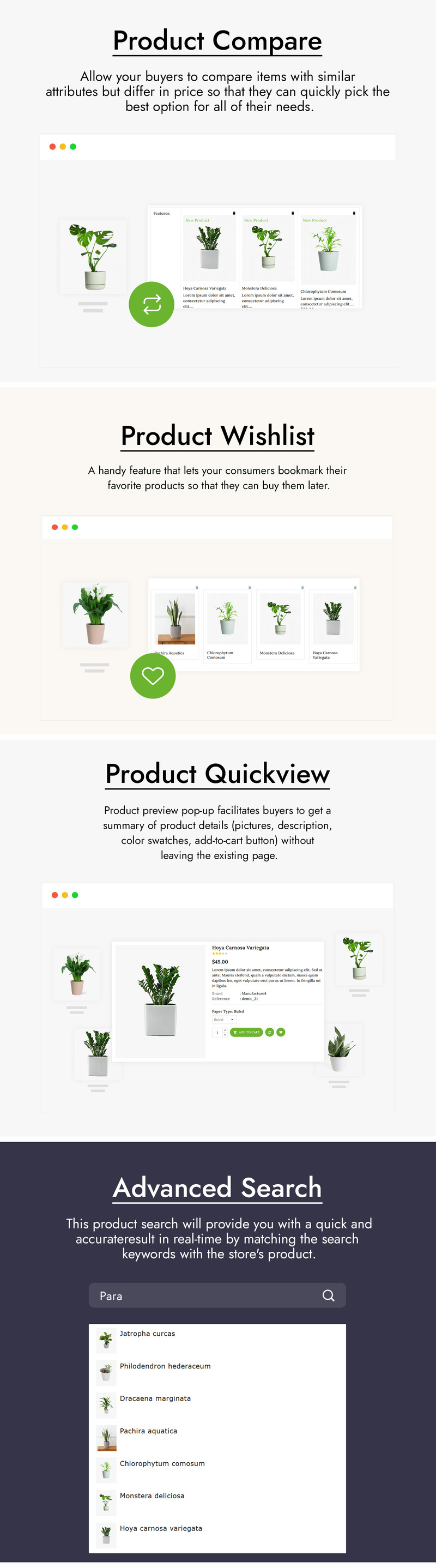 Plamto - Garden, Flower & Plant Store PrestaShop Theme - Features Image 2