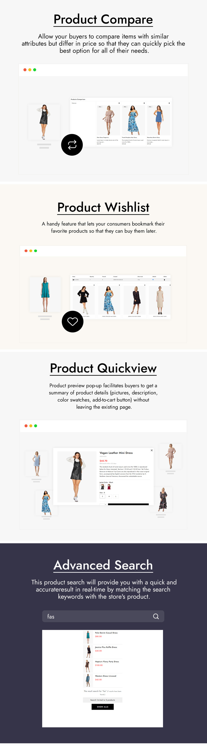 Hissar - Mode & klädaffär Prestashop Tema - Features Image 3