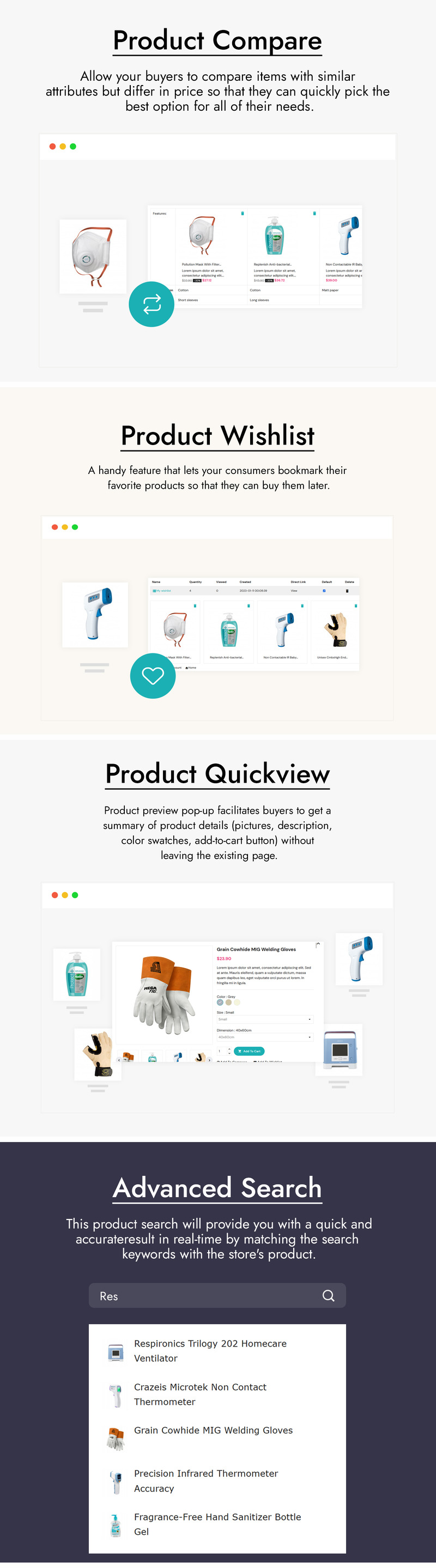 Madimic - Medical and Drug Store PrestaShop 主题 - Features Image 2
