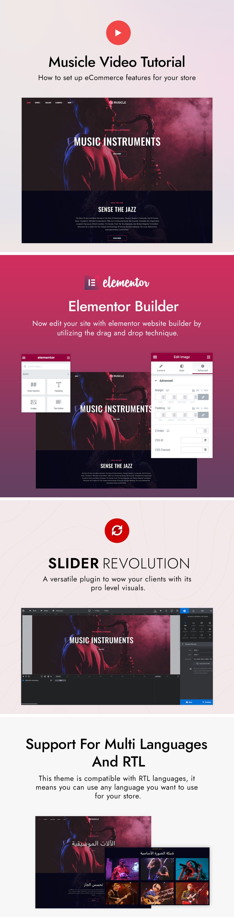 Tema WordPress Musicle Music - Features Image 3