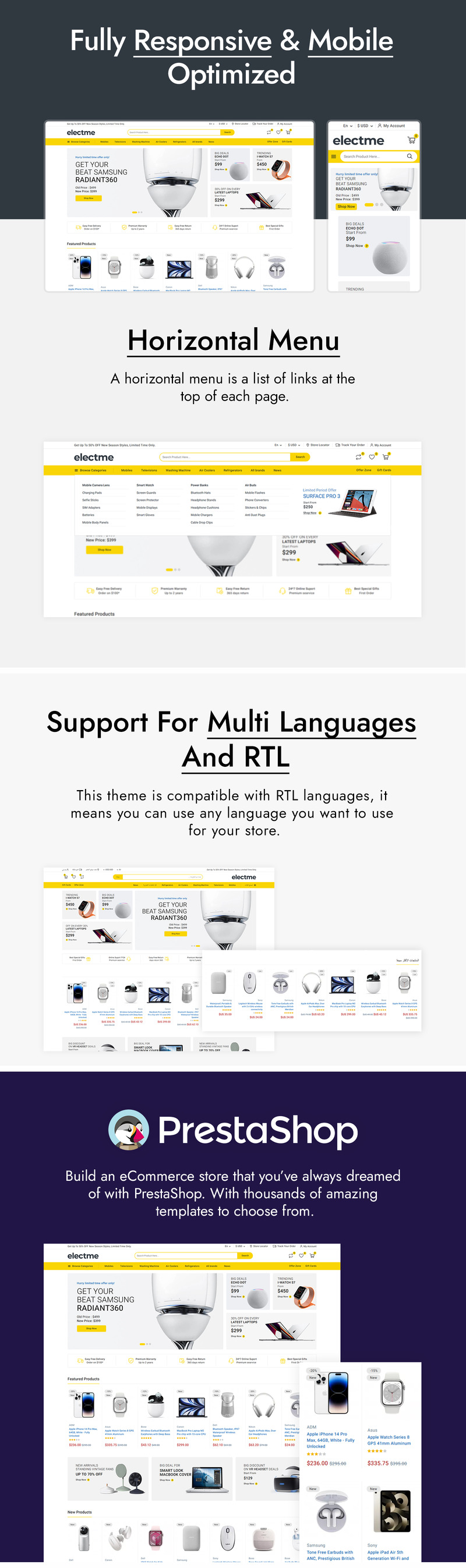 Electme - Elektronik PrestaShop Teması - Features Image 2