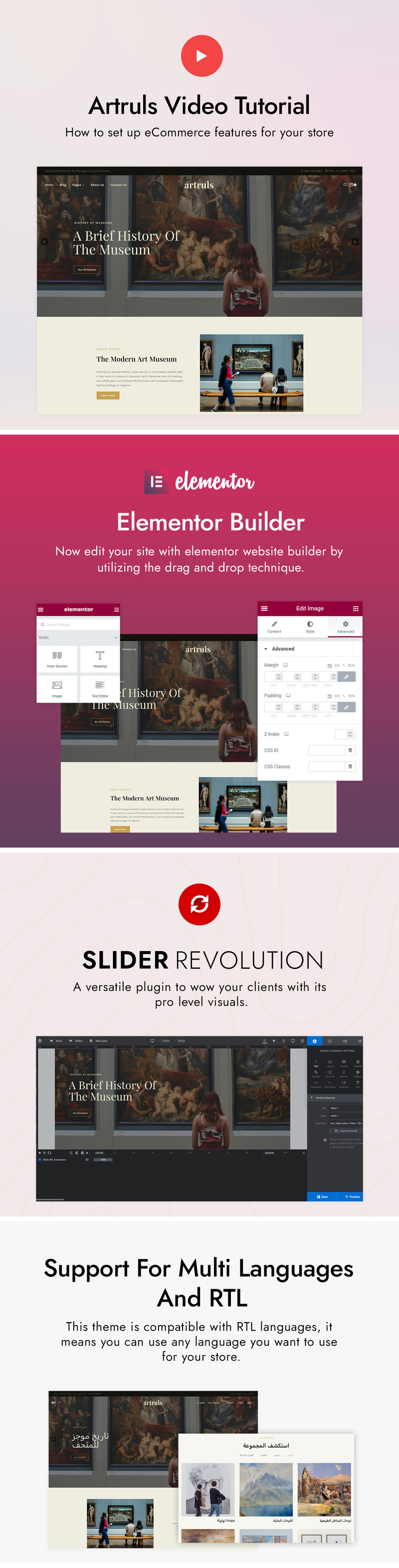 Artruls - Galeri ve Müze WordPress Teması - Features Image 3