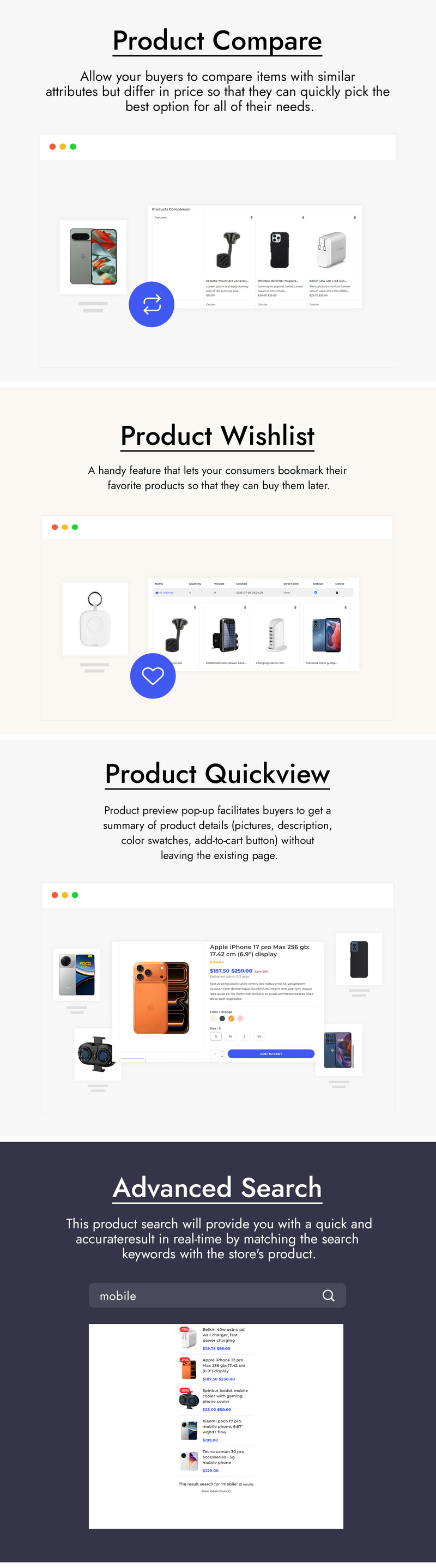 Wocomart - Mobile Shop & Electronics Store PrestaShop Theme - Features Image 3