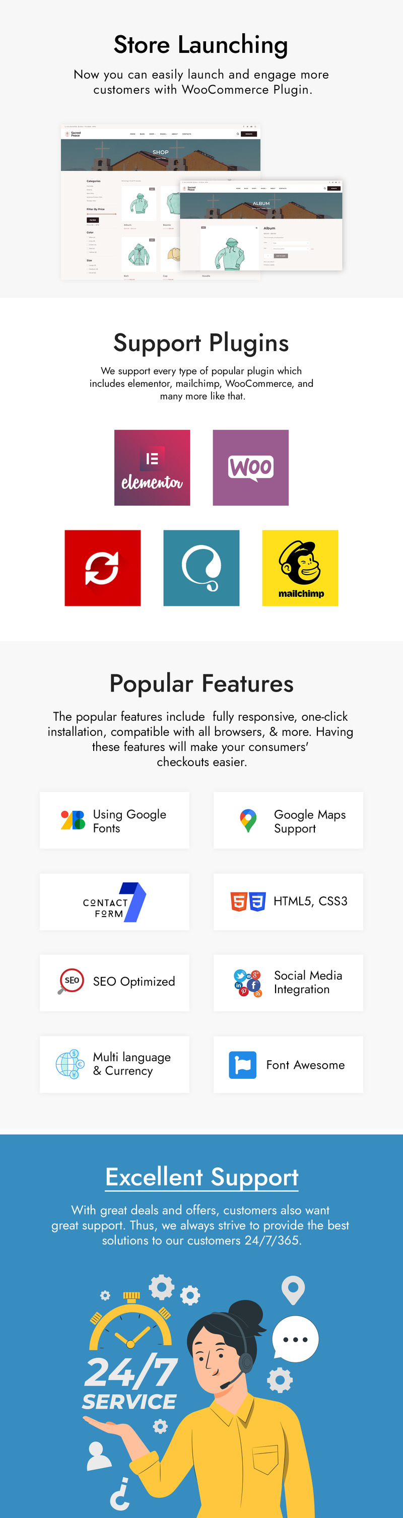 Posvátný mír - náboženství a církev téma WordPress - Features Image 5