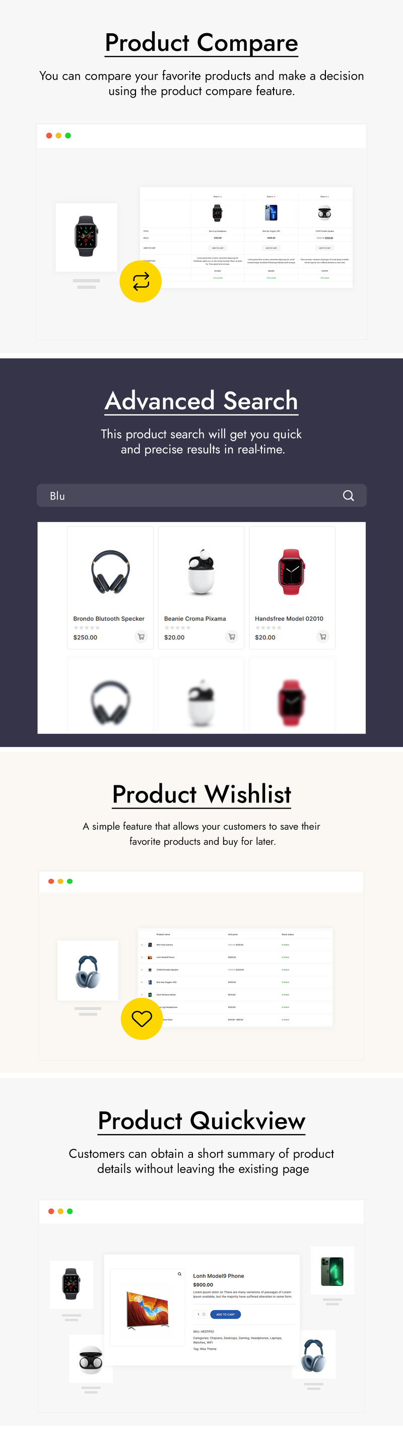 Digitecs — motyw WooCommerce dla elektroniki i urządzeń mobilnych - Obraz funkcji 4