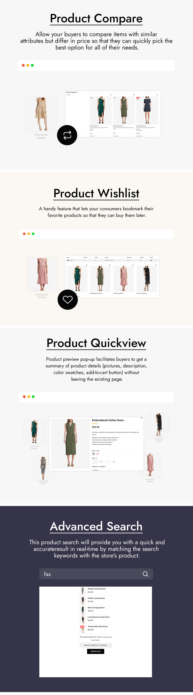 Faencey - Moda ve Giyim Mağazası Prestashop Teması - Features Image 3