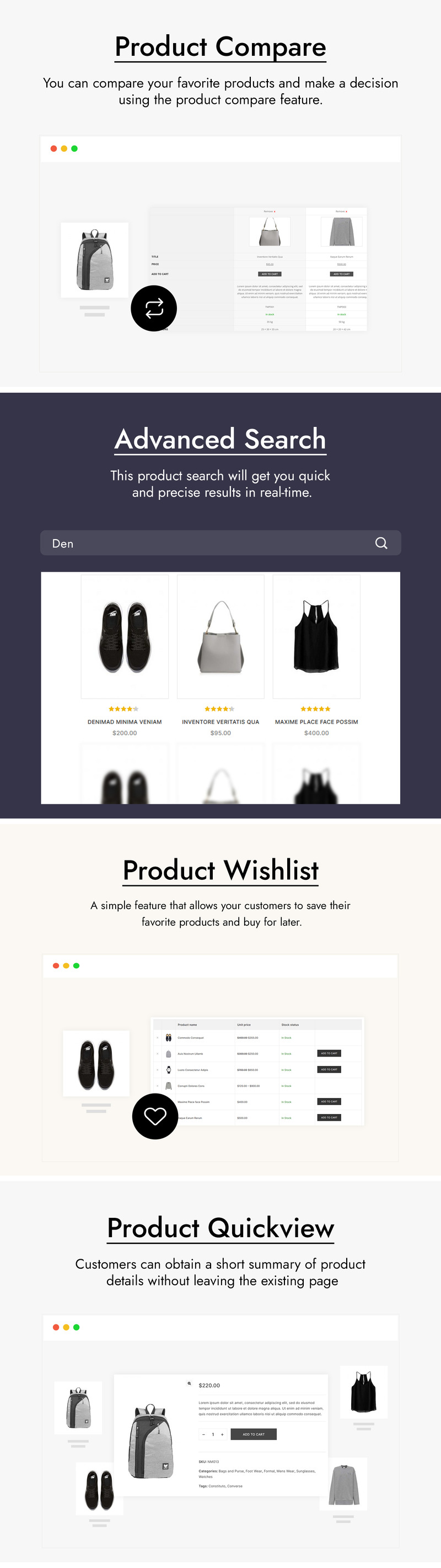 Clotrend - Тема WooCommerce для моды и аксессуаров - Features Image 4