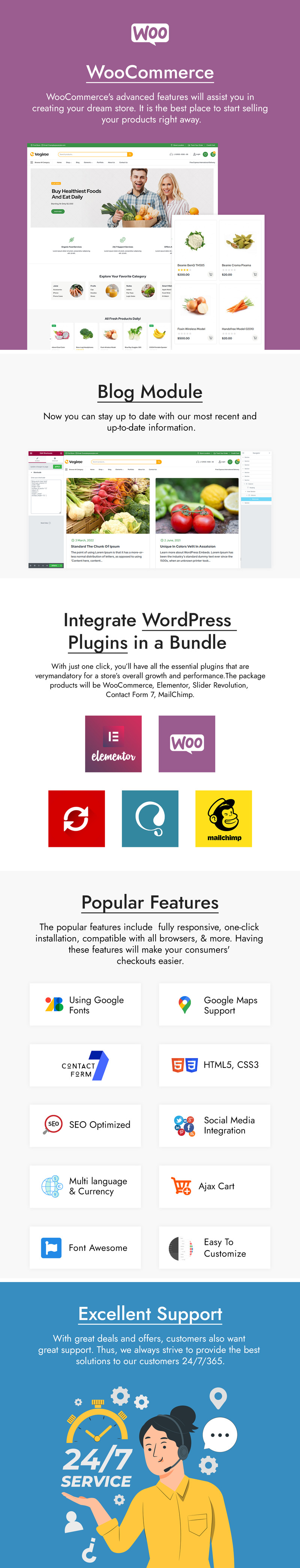 Vegime Zöldség és élelmiszerbolt WooCommerce téma - Features Image 5