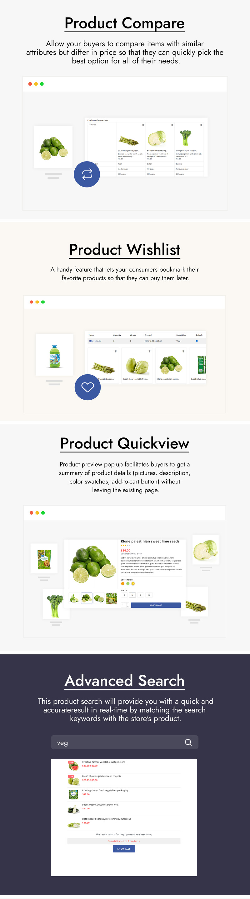 Vegfresy - Bioélelmiszer és Zöldségbolt Prestashop Téma - Features Image 3