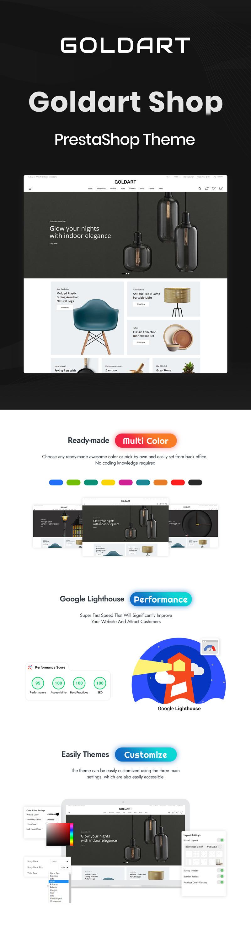 The Gold Art - Sanat, El Sanatları ve Sergi Galerisi Prestashop Teması - Features Image 1