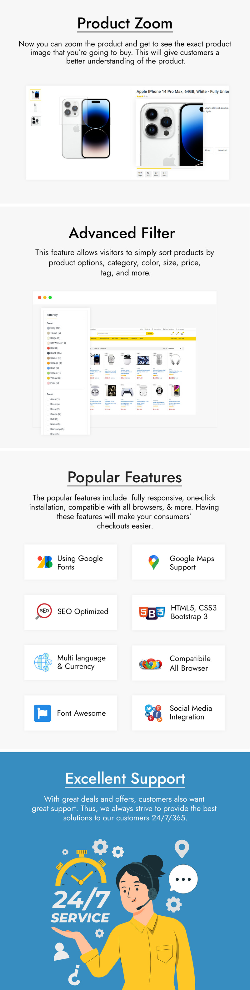 Electme - Elektronik PrestaShop Teması - Features Image 4