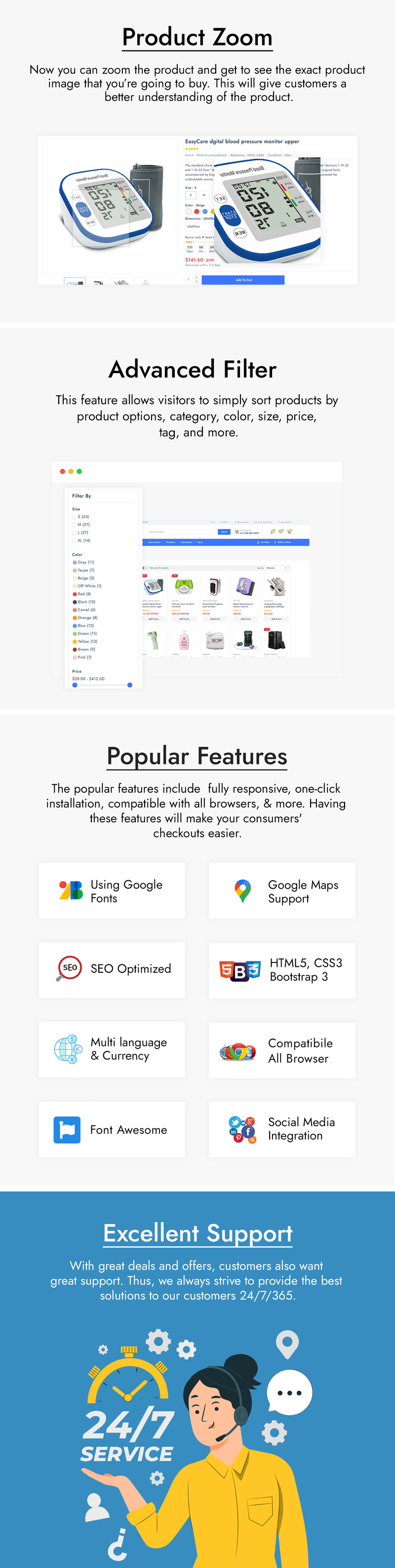 Meduick – Адаптивна тема для фармації та медицини Prestashop - Features Image 4