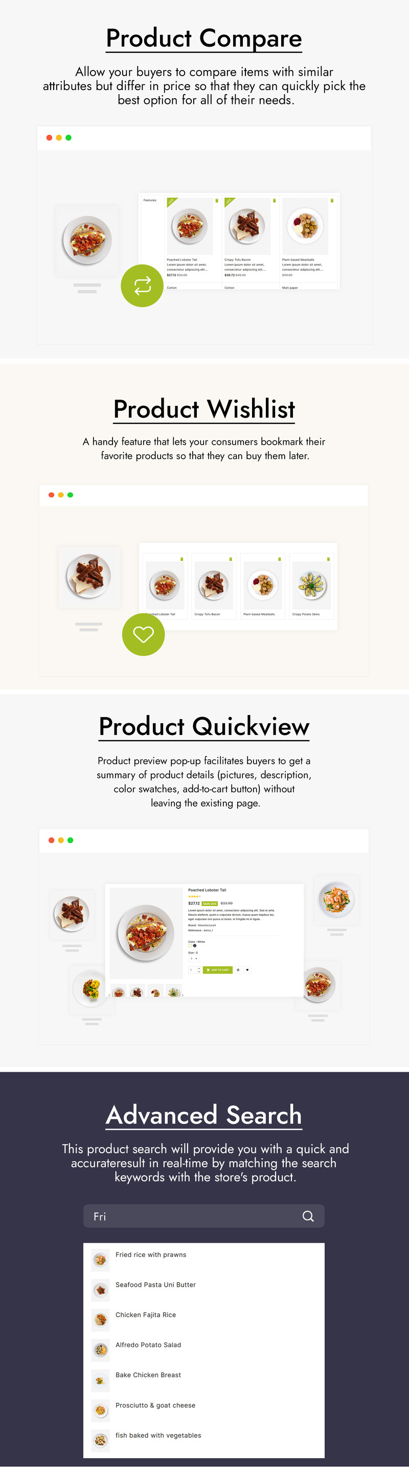FoodCrus - Food Restaurant Store PrestaShop Theme - Features Image 2