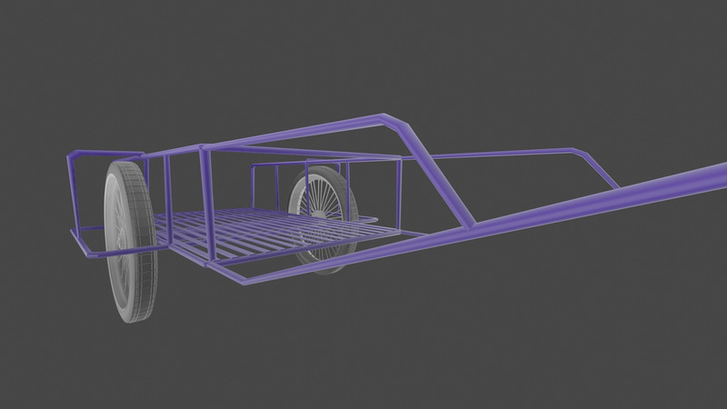 Low-Poly Local Thailand Trolley Model - Features Image 1