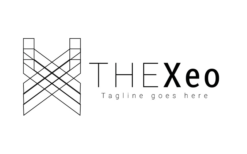 Disegno del logo reale della lettera X - Caratteristiche Immagine 2