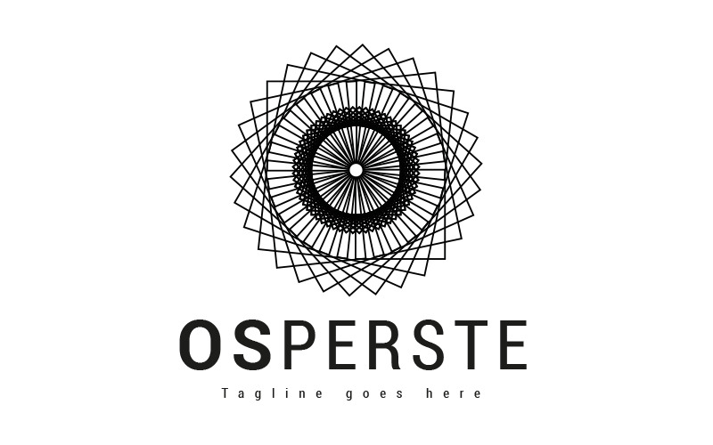 Design de logotipo circular geométrico - Features Image 1