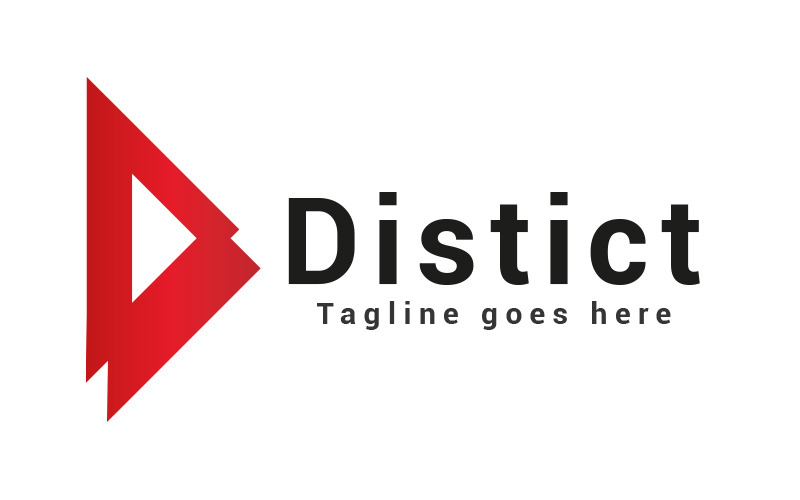 Projekt geometrycznego logo litery D - Obraz funkcji 1