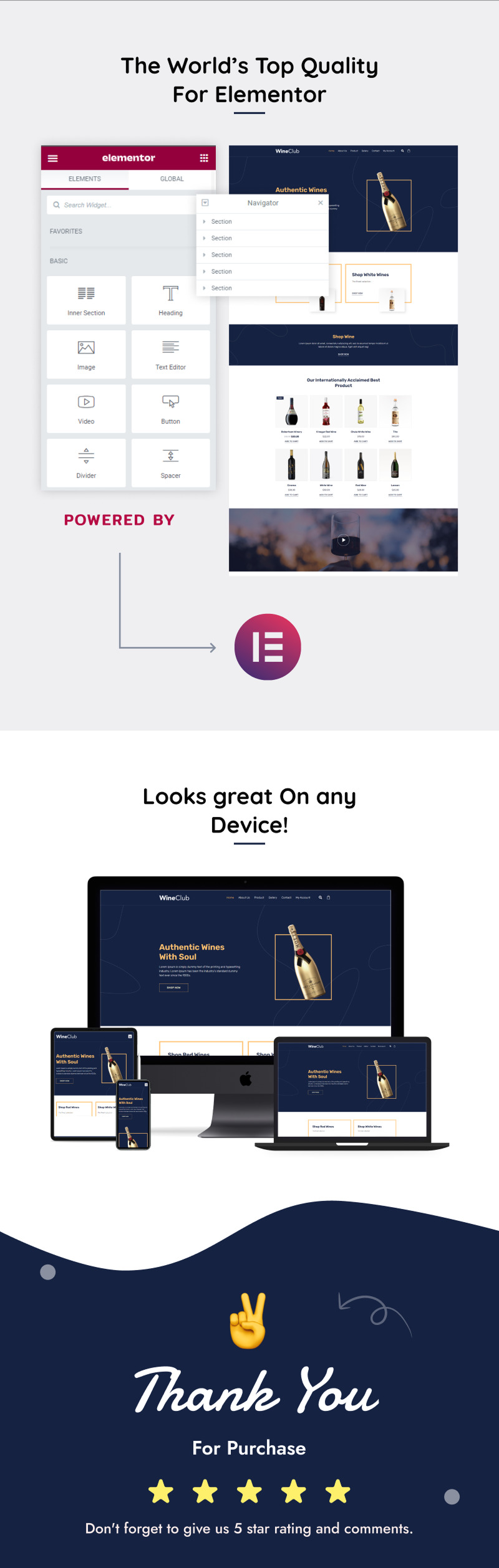 WineClub - Wine Store Elementor Template Kit - Features Image 2