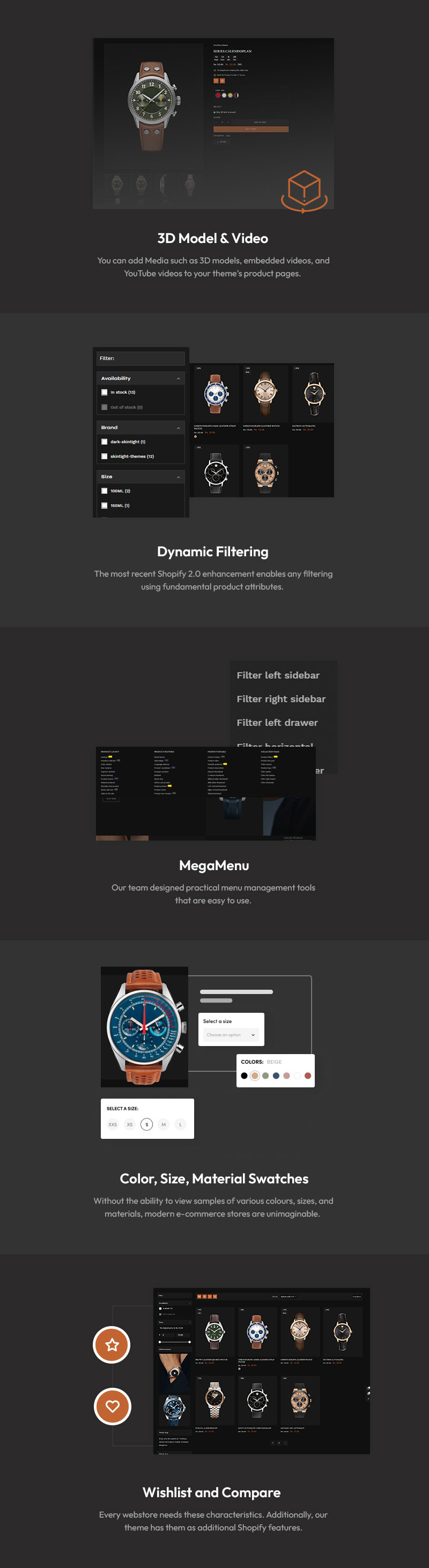 TimeFlux – Das führende Shopify-Theme für Luxus- und Smartwatch-Shops - Eigenschaften Bild 5