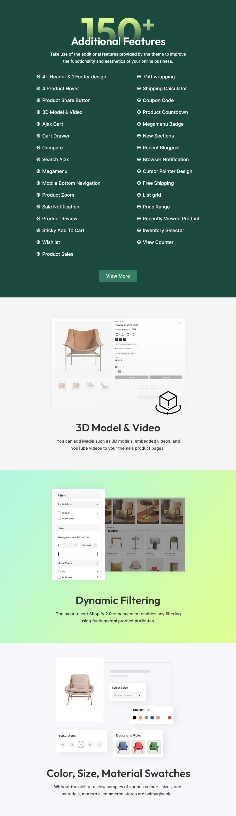 Homingo – Modern bútorok és lakberendezési tárgyak, többcélú Shopify 2.0 reszponzív téma - Features Image 5