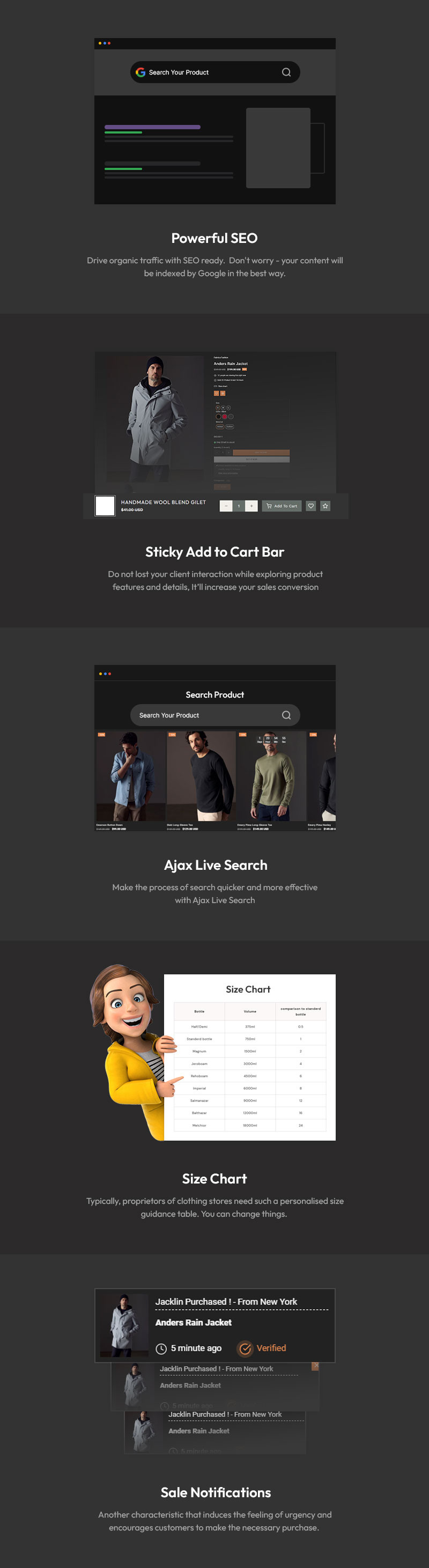 Fabrica – Le thème Shopify idéal pour les t-shirts personnalisés et les vêtements tendance - Caractéristiques de l’image 3