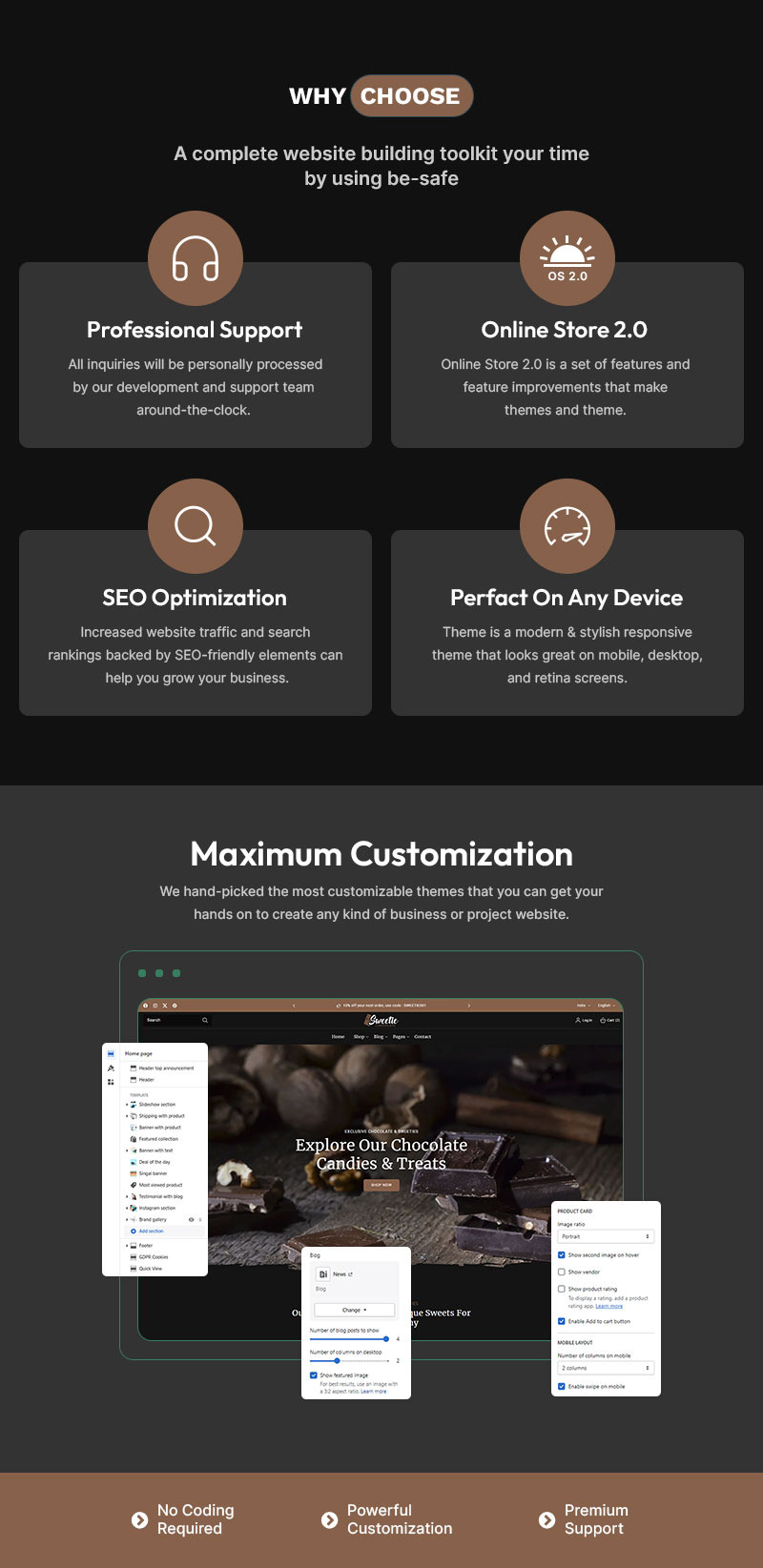 Sweetie – Un thème Shopify au design exquis pour les boulangeries et les pâtisseries - Caractéristiques de l’image 1