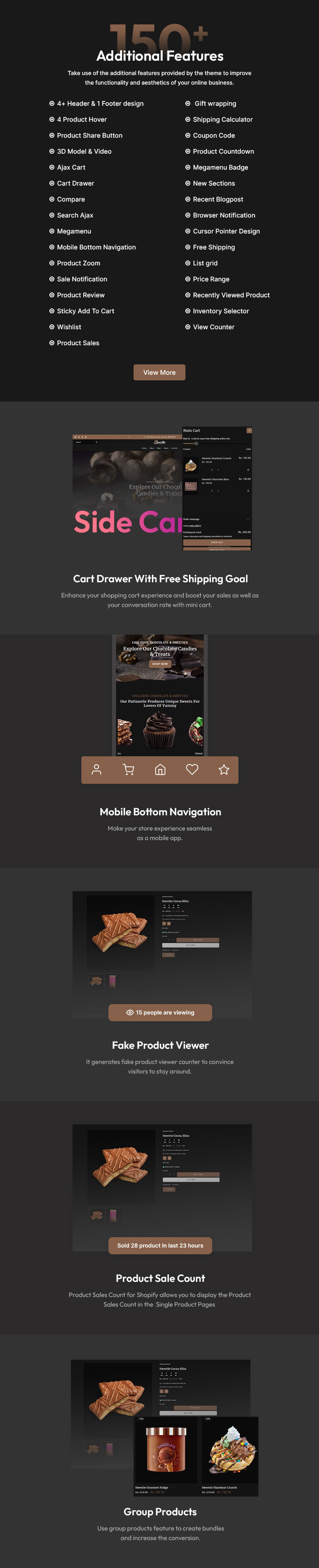 Sweetie – Un thème Shopify au design exquis pour les boulangeries et les pâtisseries - Caractéristiques de l’image 4