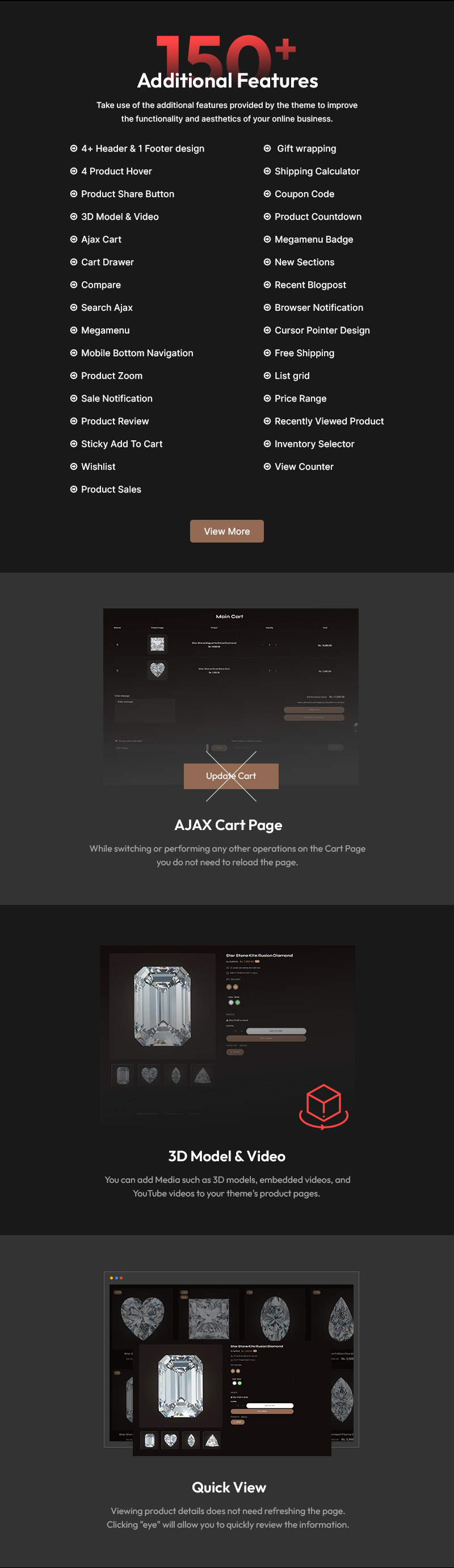 Starstone – Responsives Schmuck-Shopify-Theme für Ringe, Halsketten und mehr - Eigenschaften Bild 5