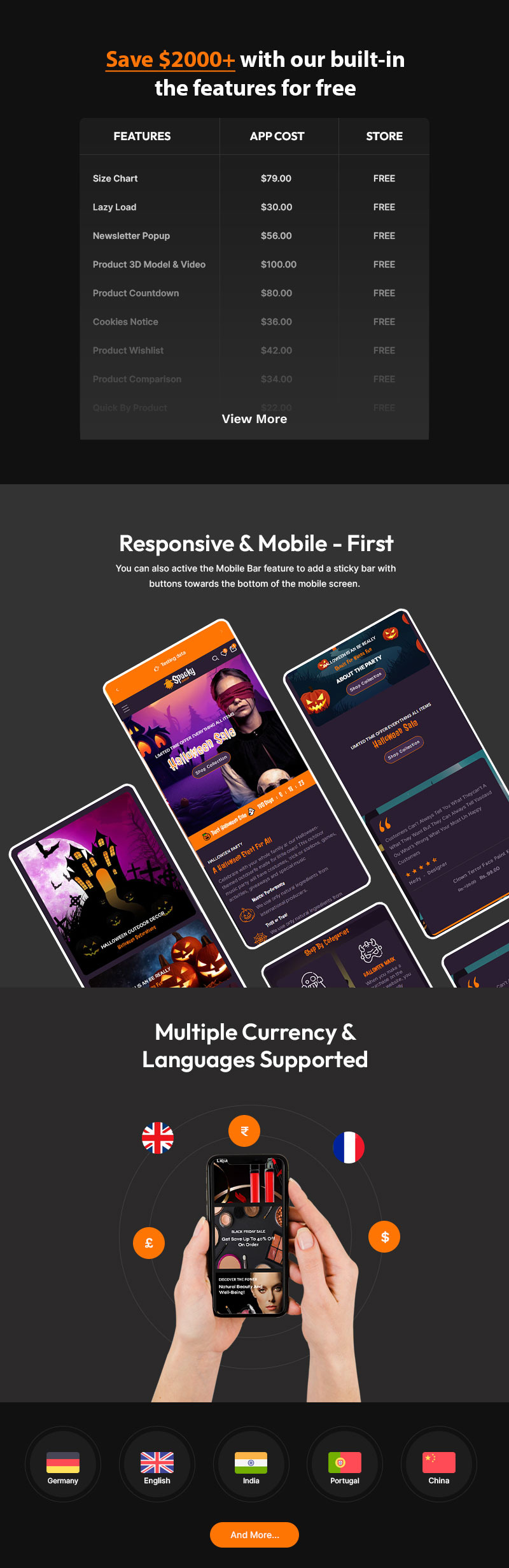 Spooky – Il tema Shopify che dà vita ad Halloween - Caratteristiche Immagine 2