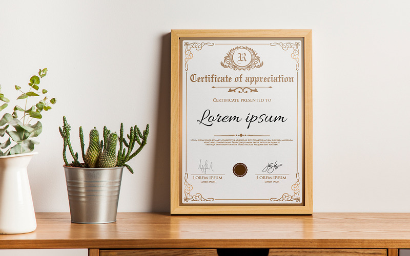 Plantilla de certificado multipropósito real y moderna | Listo para imprimir - Características Imagen 1