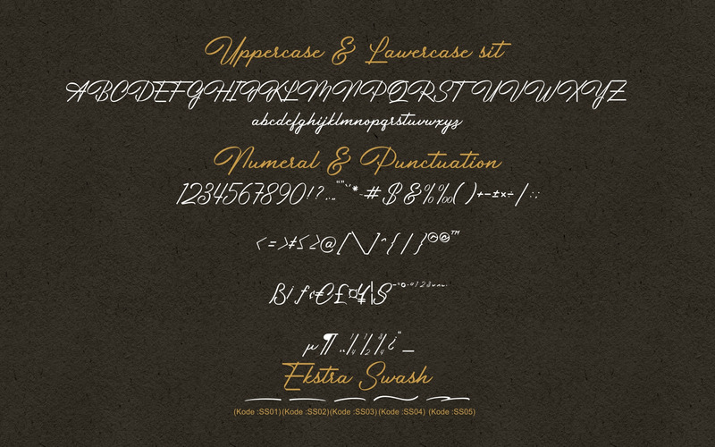 Junethes - Stylish Signature Font - Features Image 1