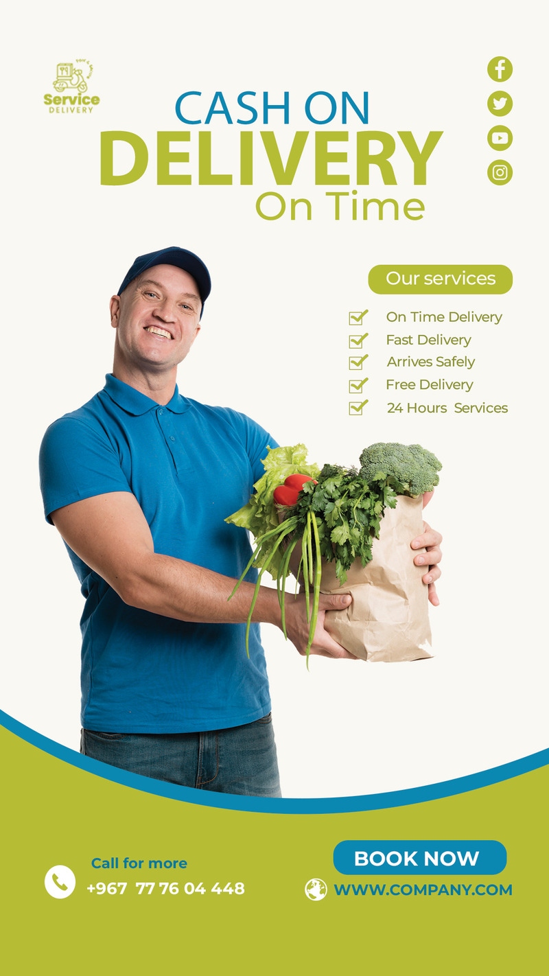 Delivery Service Company Identity Design Other DL