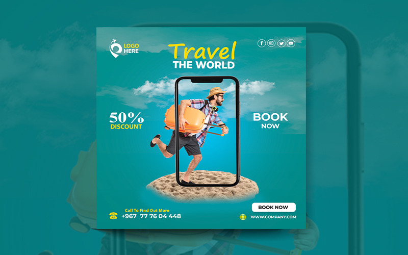 Travel Agency Flyer Template - Travel Guide - Other - Features Image 1