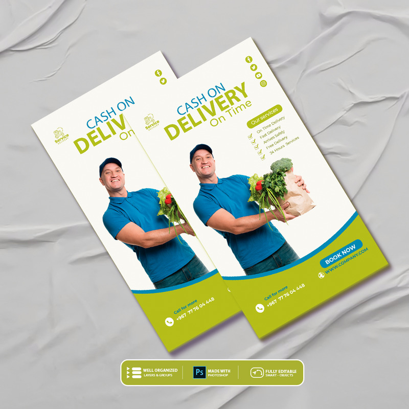 Delivery Service Company Identity Design Other DL