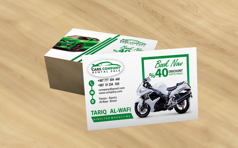 Auto Repair Business Card Template - Green - Features Image 2
