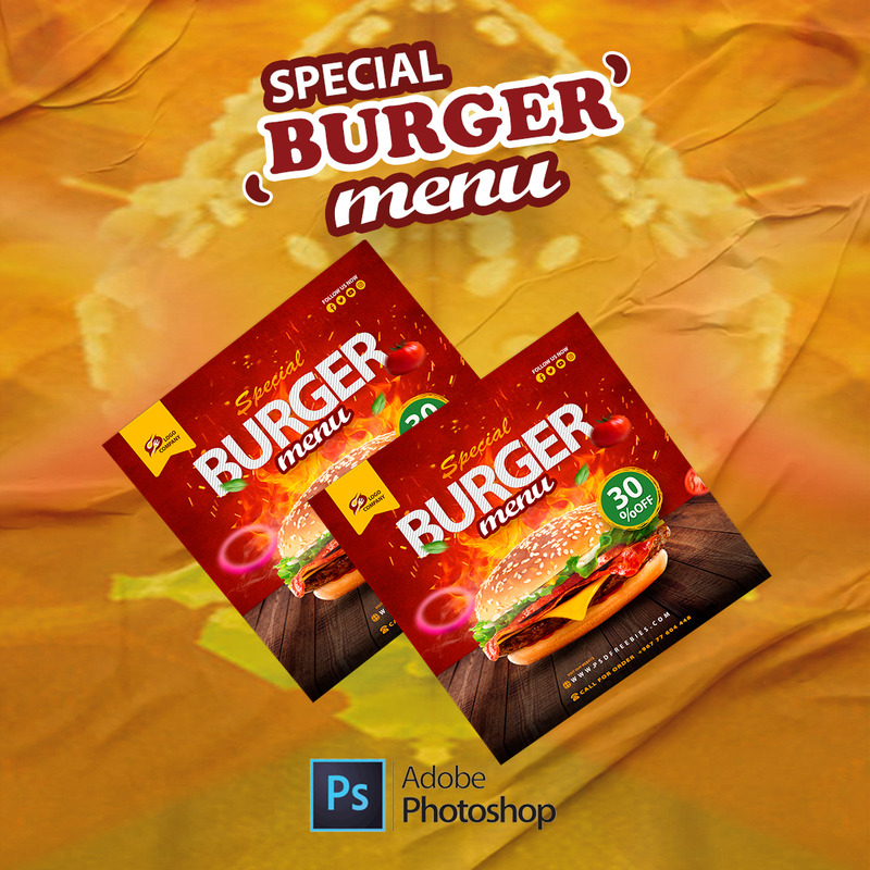 Fast Food Restaurant Menu Flyer - Features Image 3