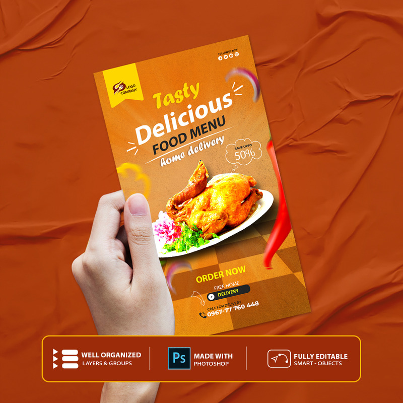 Another Fresh Chicken Meat Menu Restaurant Template - Features Image 2