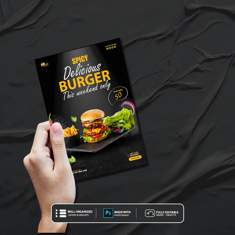 Fast Food Restaurant Menu Flyer Another Template - Features Image 5