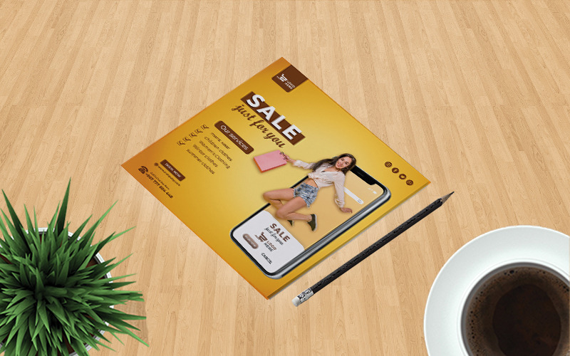 Flyer Template - Sell The Latest Fashion And Fashion - Features Image 2