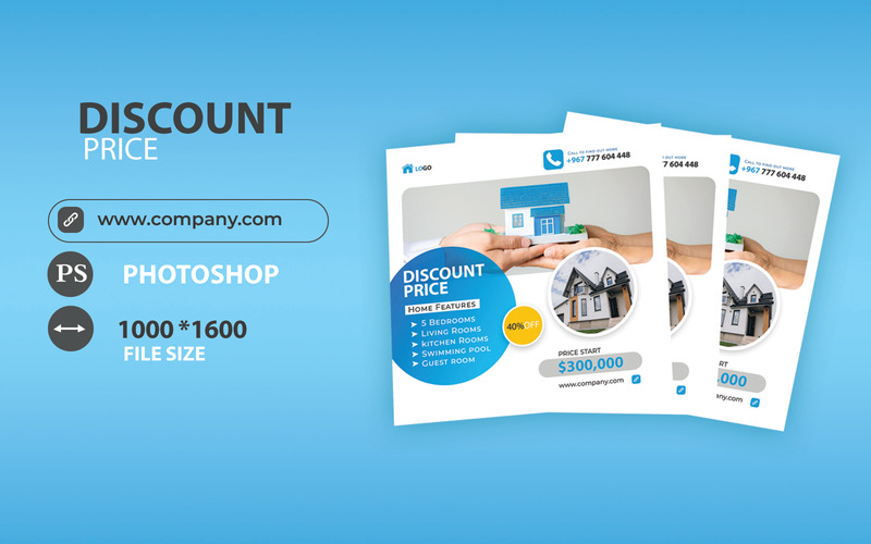 FASTIGHETSFÖRSÄLJNING FLYERMALL - Features Image 1