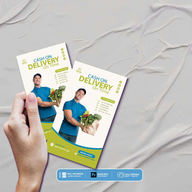 Delivery Service Company Identity Design Other DL