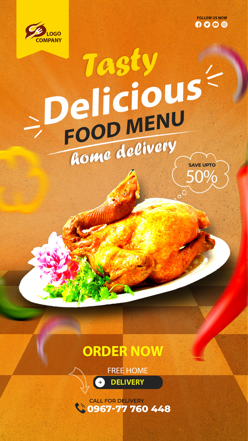 Another Fresh Chicken Meat Menu Restaurant Template - Features Image 8