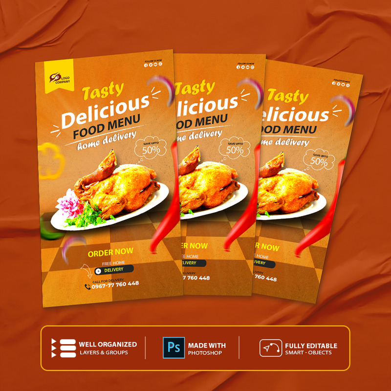 Another Fresh Chicken Meat Menu Restaurant Template - Features Image 3