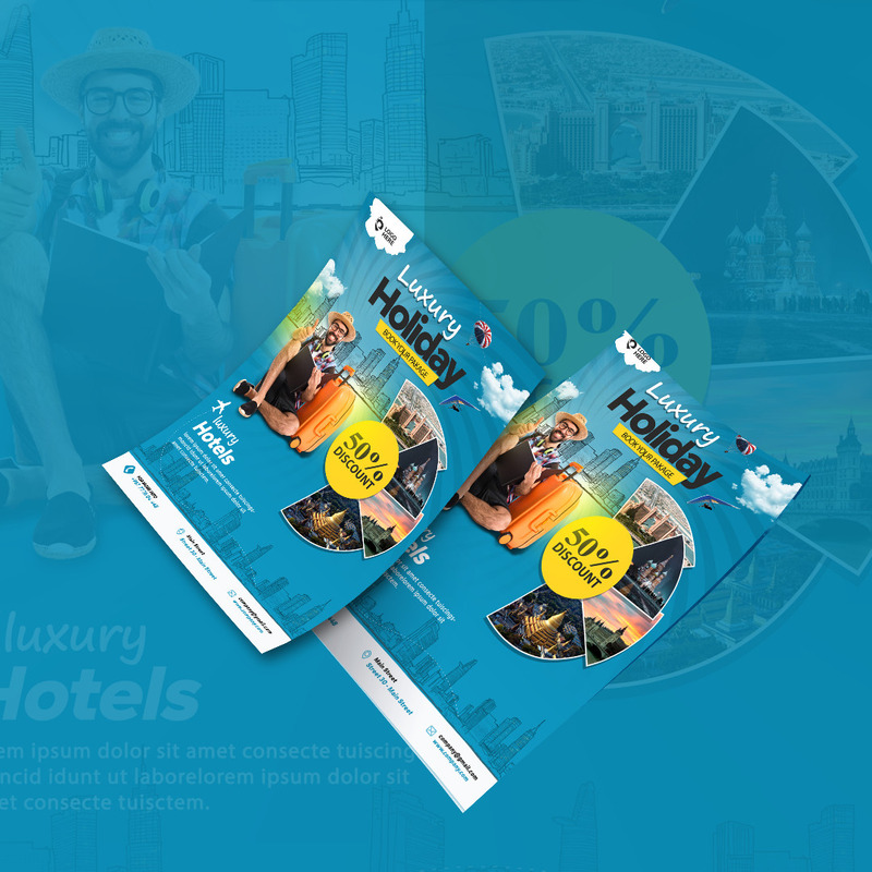 Modèle de Flyer d'agence de voyage - Un autre modèle - Caractéristiques de l’image 4