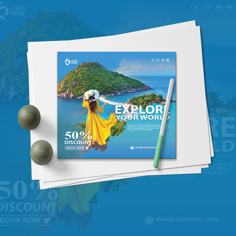 Flyer Template - Modern Travel Agency - Tourist Trips - Other - Features Image 3