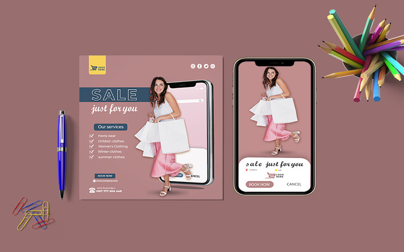 Flyer Template - Sell The Latest Fashion And Fashion- Another - Features Image 1