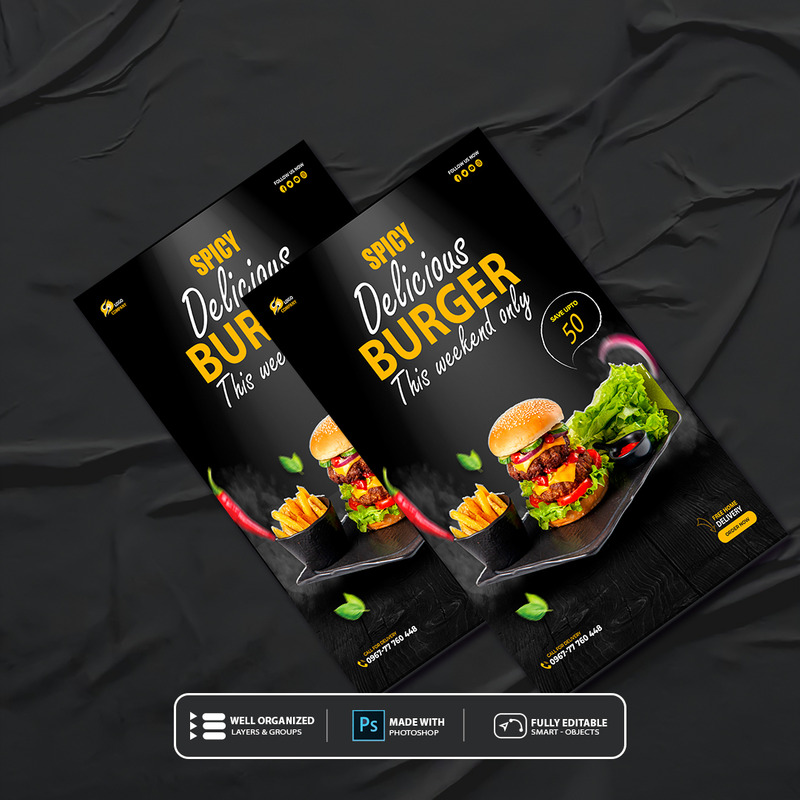 Fast Food Restaurant Menu Flyer Another Template - Features Image 2