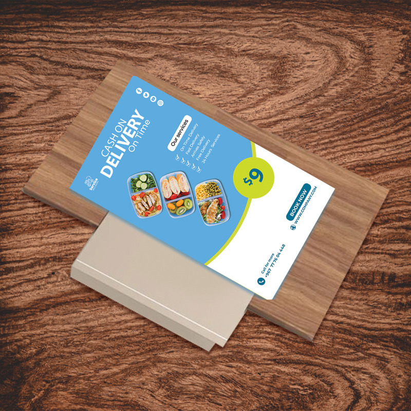 Шаблон фирменного стиля компании службы доставки - Another Flyer DL - Features Image 1